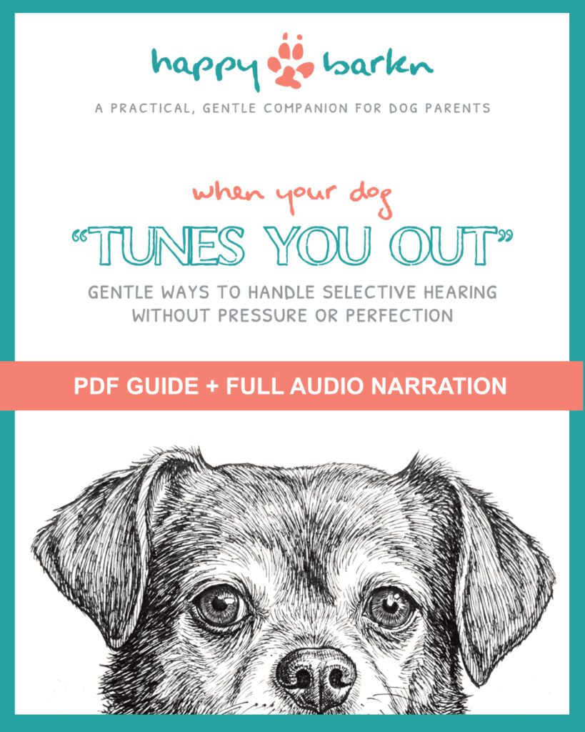 Happy Barkn When Your Dog "Tunes You Out" Guide Cover