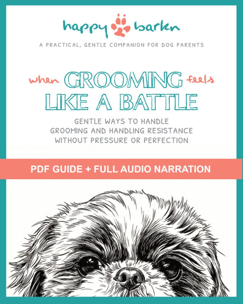 Happy Barkn When Grooming Feels Like a Battle Guide Cover