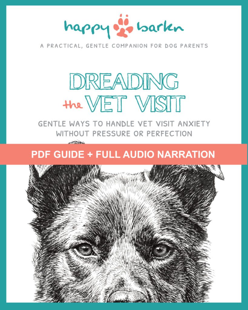 Happy Barkn Dreading the Vet Visit Guide Cover