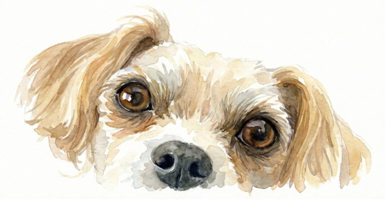 Happy Barkn dog named snow image